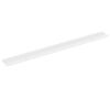 vidaXL Wall Shelves 2 pcs High Gloss White 100x9x3 cm