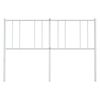 vidaXL Metal Replace Headboard White 135 cm
