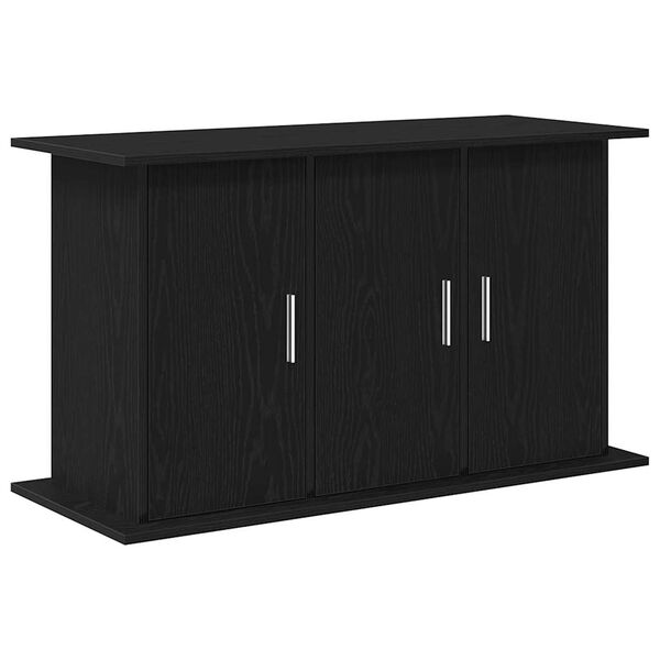 vidaXL Aquarium Stand Black Oak 101x41x58 cm Engineered Wood