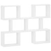 vidaXL Wall Shelf White 103 x 17 x 80 cm Engineered Wood