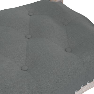 vidaXL Bench Dark Grey 80x45x60 cm Fabric