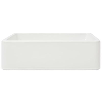 vidaXL Basin Ceramic White 41x30x12 cm
