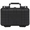 vidaXL Portable Flight Case Black 30x22x10 cm PP