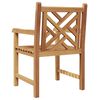 vidaXL Garden Chair 2 pcs 60 x 58 x 90 cm Solid Teak Wood