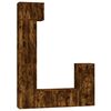 vidaXL 5 Piece TV Cabinet Set Smoked Oak Engineered Wood