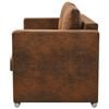 vidaXL 2-Seater Sofa 137x73x82 cm Artificial Suede Leather