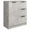 vidaXL Sideboard Concrete Grey 60x30x70 cm Engineered Wood