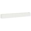 vidaXL Planter White 360x40x40 cm Cold-rolled Steel