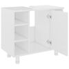 vidaXL Bathroom Cabinet High Gloss White 60x32x53.5 cm Engineered Wood
