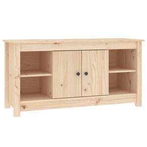 vidaXL TV Cabinet 103x36,5x52 cm Solid Wood Pine
