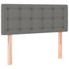 vidaXL Headboard Dark Grey 100 cm Fabric