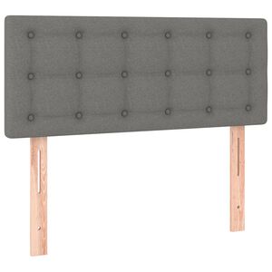 vidaXL Headboard Dark Grey 100 cm Fabric