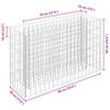 vidaXL Gabion Raised Bed Galvanised Steel 90x30x60 cm