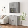vidaXL Highboard Grey Sonoma Engineered Wood