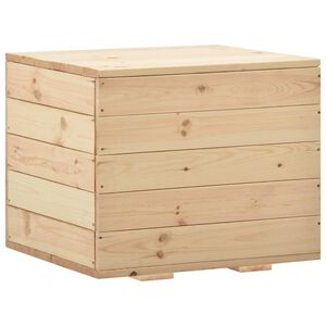 vidaXL Storage Box 60x54x50.7 cm Solid Pine Wood