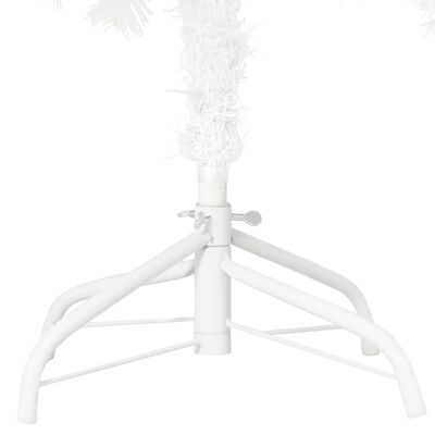 vidaXL Artificial Pre-lit Christmas Tree with Ball Set White 180 cm