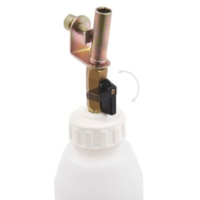 vidaXL Pneumatic Brake Bleeder Extractor Pump with Filler Bottle 2 L
