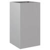 vidaXL Planter Silver 42x38x75 cm Galvanised Steel