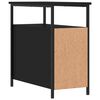 vidaXL Bedside Cabinets 2 pcs Black 30x60x60 cm Engineered Wood