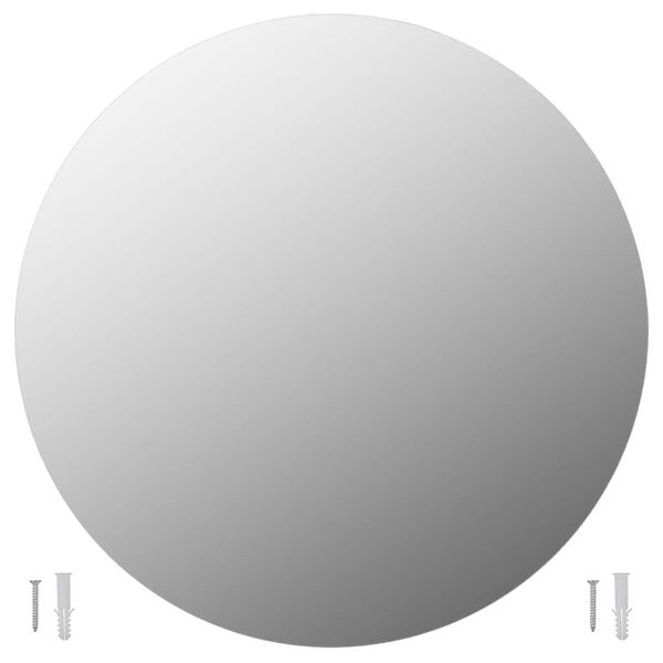 vidaXL Wall Mirror 70 cm Round Glass