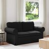 vidaXL Sofa 120cm Black Metal