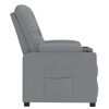 vidaXL Recliner Chair Light Grey Fabric