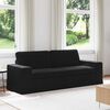 vidaXL Sofa Black 222 x 80 x 82 cm Fabric
