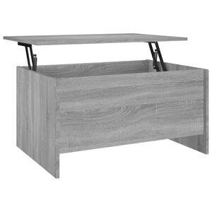 vidaXL Coffee Table | Grey Sonoma | Engineered wood | Adjustable Armrests