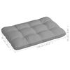 vidaXL Pallet Sofa Cushions 7 pcs Grey