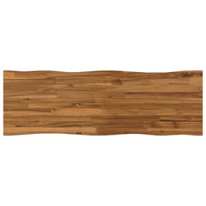 vidaXL Live Edge Table Top 120 x 40 x 3 cm Rectangular