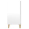 vidaXL Sideboard High Gloss White 57x35x70 cm Engineered Wood