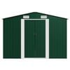 vidaXL Garden Shed 257x489x181 cm Metal Green