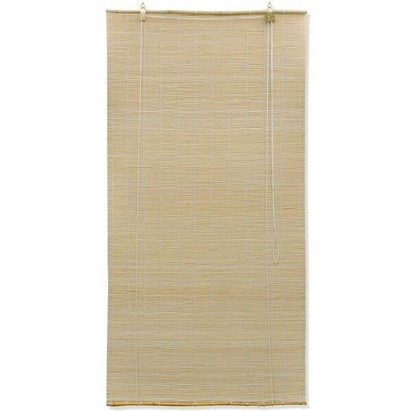 vidaXL Natural Bamboo Roller Blinds 80 x 160 cm