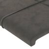 vidaXL Bed Frame without Mattress Dark Grey 152x203 cm Queen Velvet