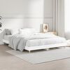 vidaXL Bed Frame without Mattress White 135x190 cm Double Engineered Wood