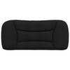 vidaXL Headboard Cushion "Hvar" Black 90 cm Fabric