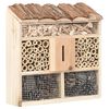 vidaXL Insect Hotel | Natural wood | Firwood, Pine cones, Bamboo | Small