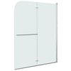 vidaXL Shower enclosures Silver 120 x 140 cm