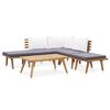 vidaXL 6 Piece Garden Lounge Set Solid Wood Acacia