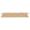 vidaXL Garden Bench with Cushion 120 cm Solid Acacia Wood