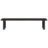 vidaXL Basin Shelf Wall Mounted Steel and Solid Wood Oak