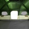 vidaXL Family Tent Cabin 10-Person Green Waterproof