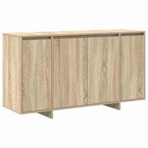 vidaXL Sideboard Sonoma Oak 135 x 41 x 75 cm Engineered Wood