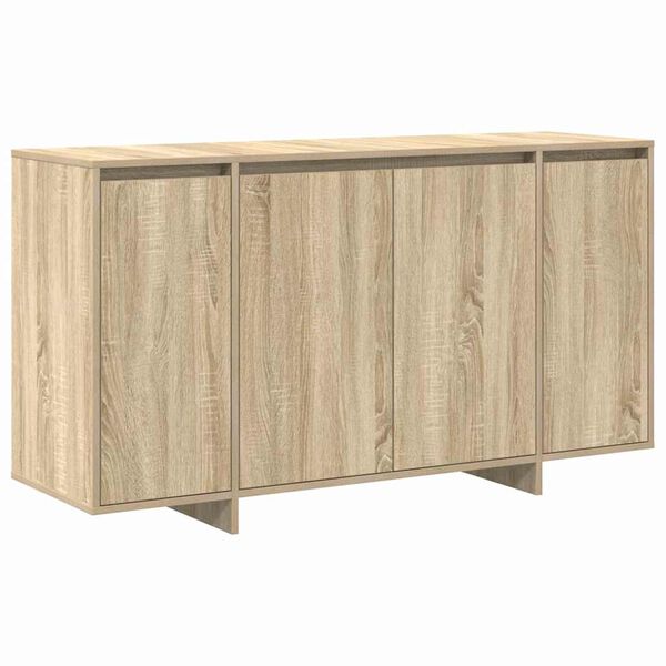 vidaXL Sideboard Sonoma Oak 135 x 41 x 75 cm Engineered Wood