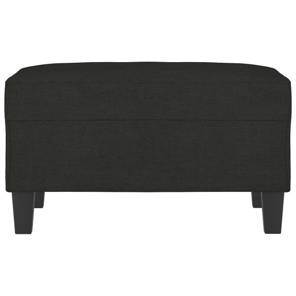 vidaXL Footstool Black 70x55x41 cm Fabric