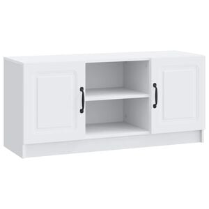vidaXL TV Cabinet White 102 x 34.5 x 47 cm Engineered Wood
