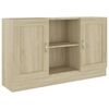 vidaXL Sideboard Sonoma Oak 120x30.5x70 cm Engineered Wood