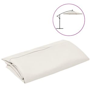 vidaXL Replacement Fabric | Sand White | 100% Polyester | 3 Metres Across