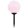 vidaXL Outdoor Solar Lamps 4 pcs LED Spherical 30 cm RGB