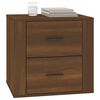 vidaXL Bedside Cabinet Brown Oak 50x39x47 cm